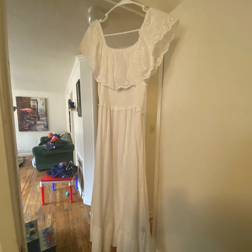 White beautiful sun dress